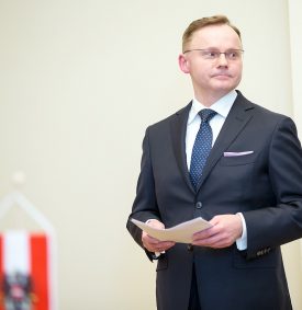 Prof. V. Mizaras Austrijos Garbės konsulas