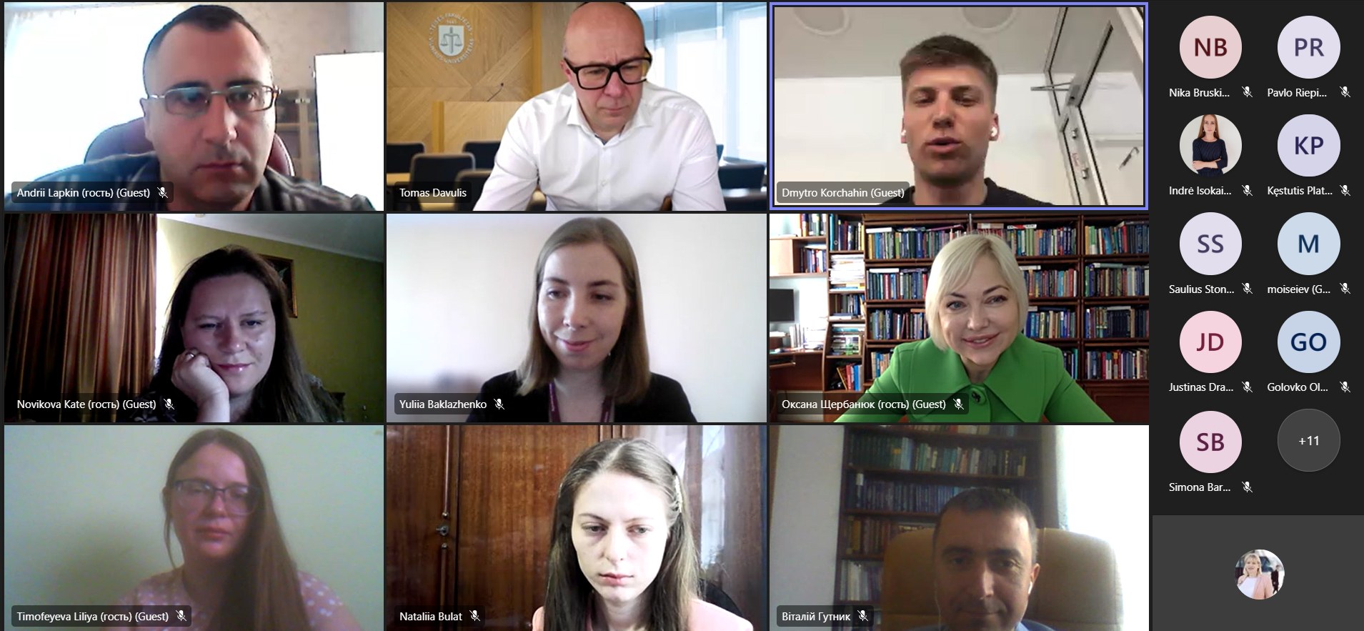 Online conference “Current Challenges for the Legal Systems of